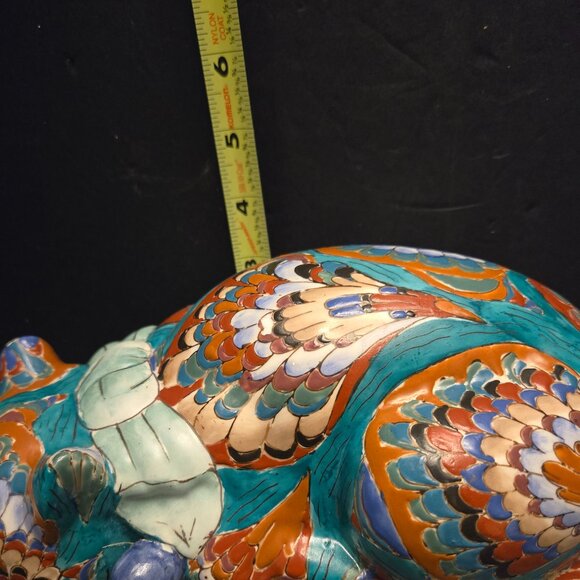 VINTAGE ASIAN HAND PAINTED PORCELAIN CAT - Picture 13 of 13